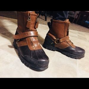 Leather boots Polo Ralph Lauren size 10